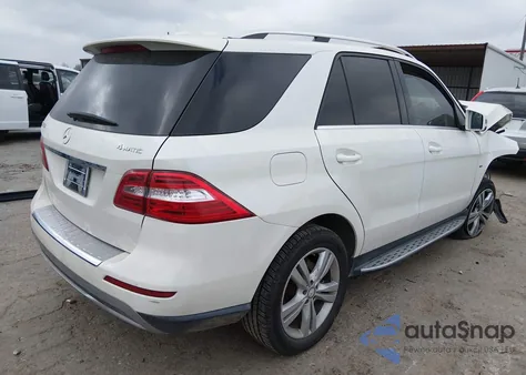 2012 Mercedes-Benz Ml 350 4Matic from USA, damaged, VIN 4JGDA5HB4CA062075
